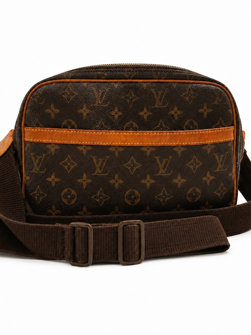 Louis Vuitton Reporter PM Monogram Crossbody Messenger Bag Authentic Unisex LV
